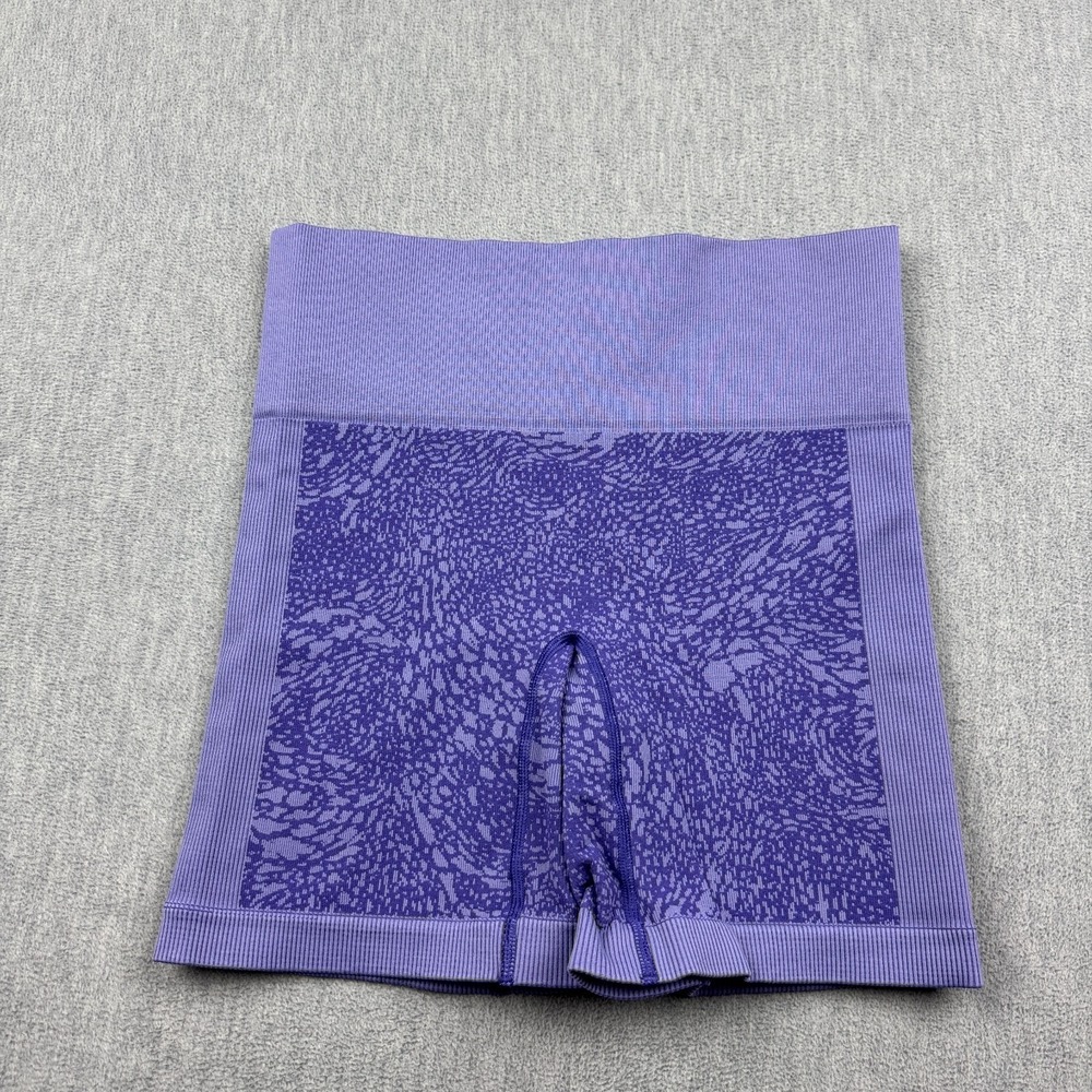 Lululemon Shorts Women 6 Purple Sculpt‎ Stretch Yoga Gym Training Workout Ribbed